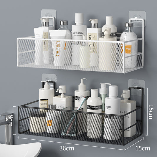 Bathroom Shelf No Drill Shower Shampoo Organizer Toilet Accessories