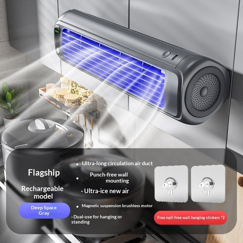 Wall-mounted Fan For Kitchen Home Bathroom And Toilet