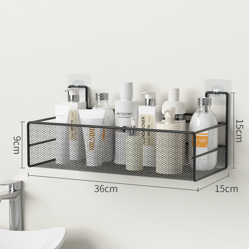  Bathroom Shelf No Drill Shower Shampoo Organizer Toilet Accessories