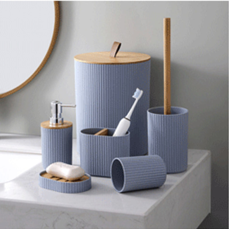 Bathroom Set Washbasin Accessories Hydraulic Cup Soap Dish Toothbrush Holder