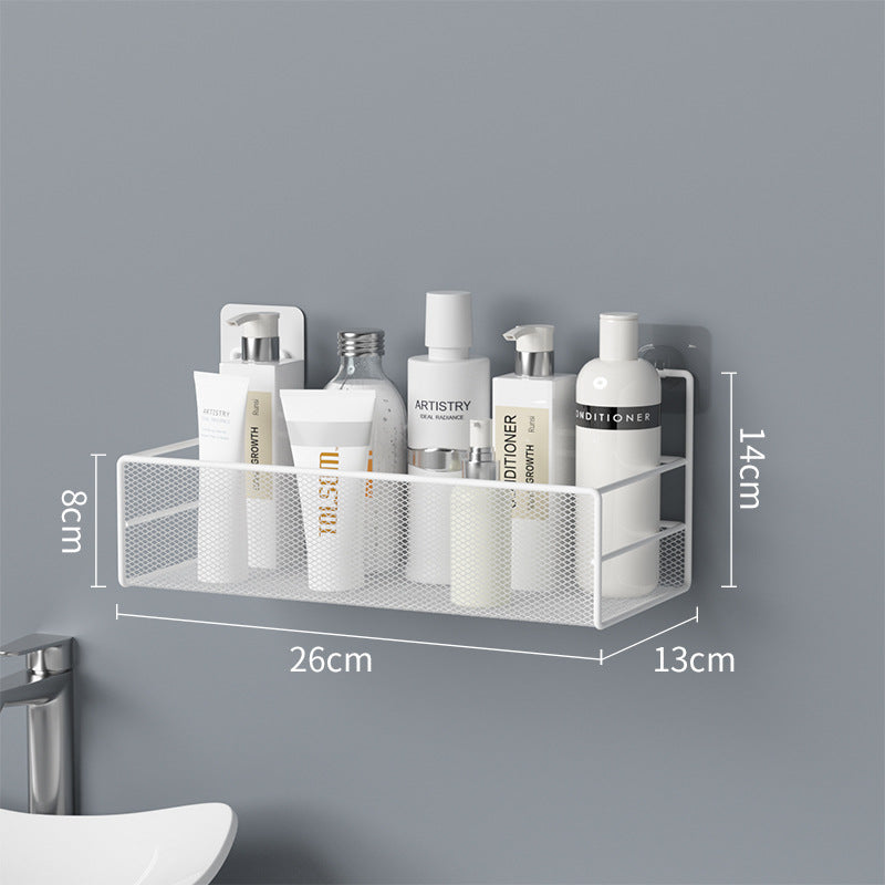 Bathroom Shelf No Drill Shower Shampoo Organizer Toilet Accessories
