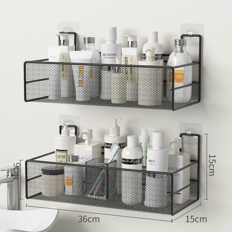  Bathroom Shelf No Drill Shower Shampoo Organizer Toilet Accessories